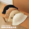 Korean Dongdaemun Butterfly Bow Straw Hat Girls Sweet Cute Fisherman's Beach Travel Sunscreen