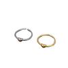 Korean Minimalist Heart Adjustable Open Ring - Ultra-Simple, High-End, Versatile, Fashionable, Personalized Finger Accessory