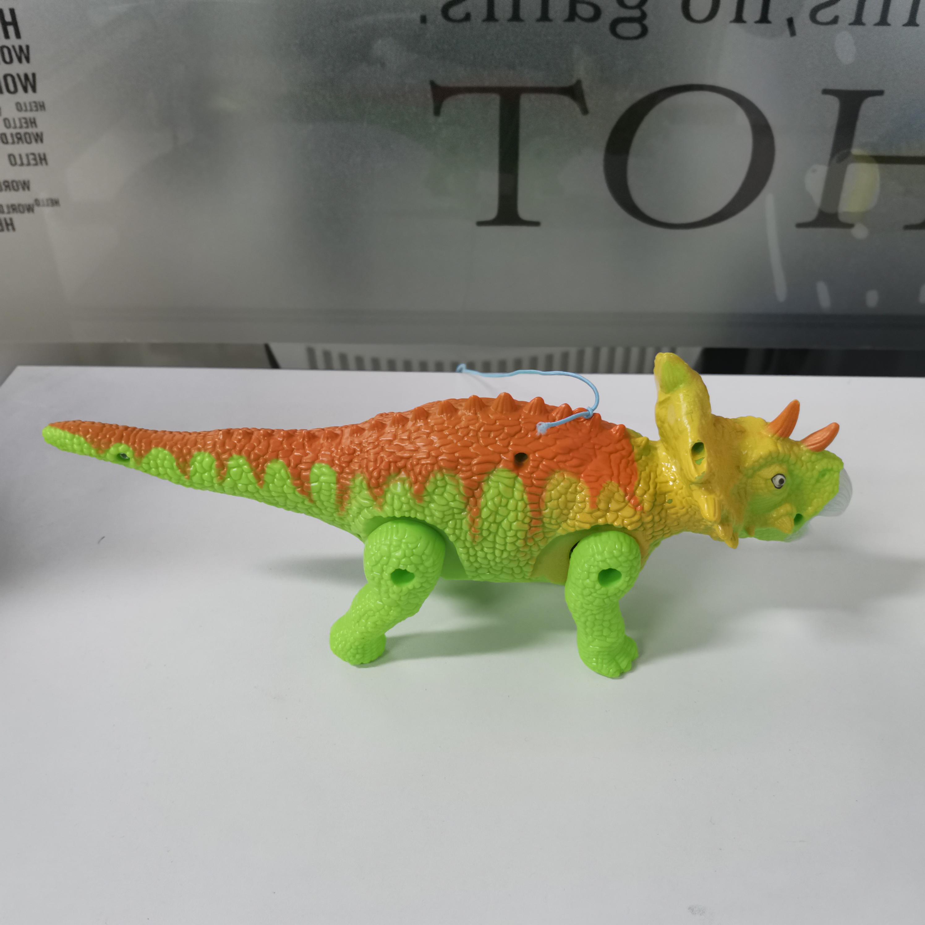 

Электронный динозавр со светом и звуком, электрический ходячий свет, вокальный поводок, динозавр для детей, игрушка зелёный