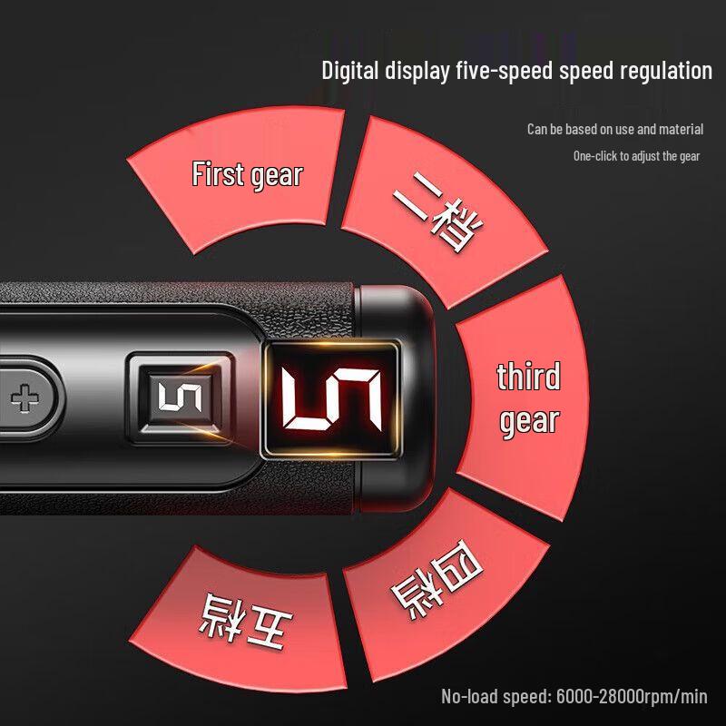 Kit de Ferramenta Rotativa sem Fio Aaruidun Plugue CN (adaptador incluso)