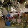 Pack of 4 Creative Snowflake Christmas Decoration Hangings Decoration for Home and Office Holiday Ambiances Daily Use
