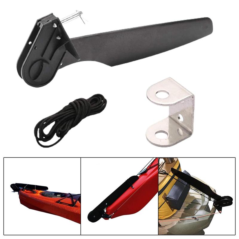 Kayak Rudder Direction Control Fishing Watercraft Rudder for Sailing Boat Boating Supplies Rudder Bracket Kayak Fishing Boat
