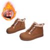 Retro Snow Boots 2025 Winter New Casual Velvet Martin Boots Women's Flat All-match Boots Women's Warm Women's Boots