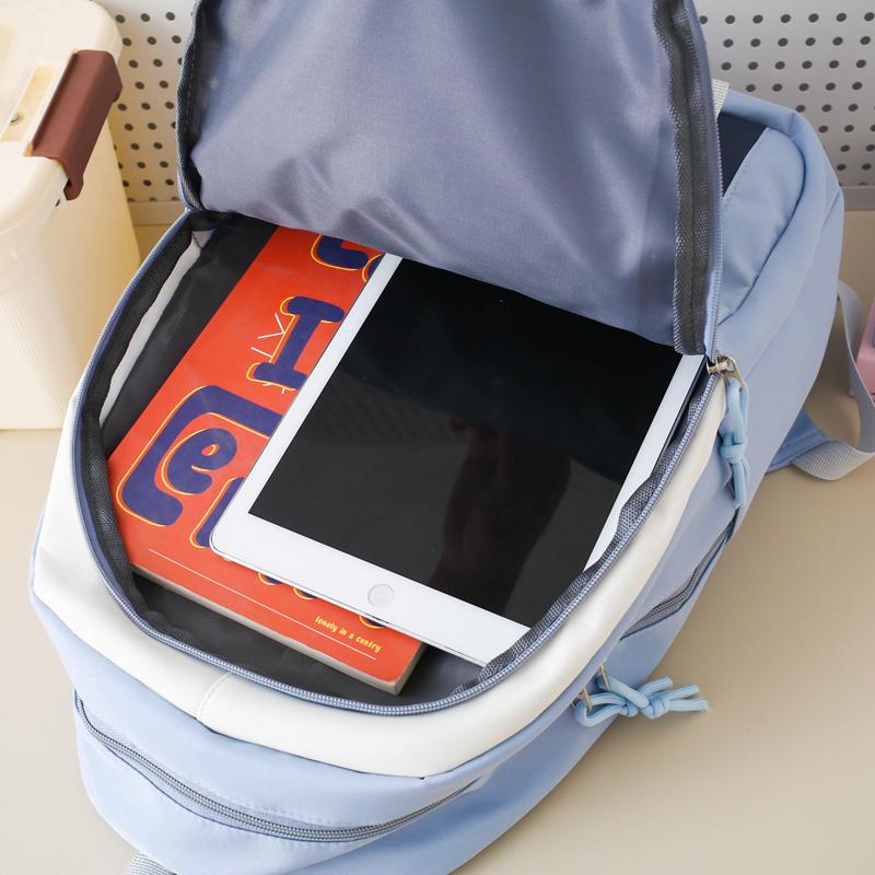 Four-Piece Backpack Set Schoolbag for Primary and Middle School Students Women's Large Capacity Backpack