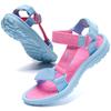 30-38 Children's Plus Size Simple and Fashionable Velcro Casual Sandals Girls' Beach Shoes