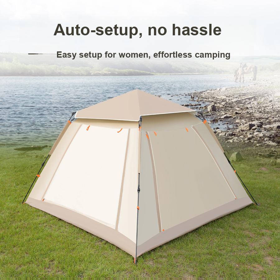 Automatic Waterproof Windproof Storm Rain Camping Tent for Outdoor Park Recreation