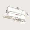 Rustproof Carbon Steel Kitchen Towel Rack With Strong Adhesive Backing Wall Mount Space Saving