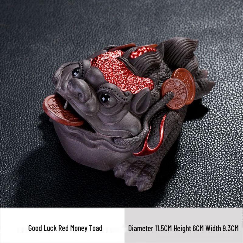 

Чайная фигурка из исинской глины «Денежная жаба»