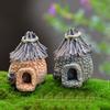 Resin Miniature House Set With Cartoon Architecture For Home Decor And Gift Ideas