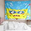 1PC Sponge Expressions Pattern K-pop music group Tapestry Accessories for Bedroom,Livingroom, dormitory Room Wall Decor Fan Birthday Gifts