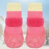 4Pcs/Set Anti-Dirty Adjustable Puppy Mesh Shoes Non-Slip Dog Shoes Wear Resistant Waterproof Dog Foot Cover Pet Supplies