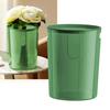 Trash Can with Pressing Ring Plastic Trash Can Wastebasket Garbage Container Bin for Bathroom Kitchen Bedroom Office