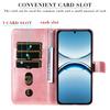 Für Oppo Find X8 5G Hülle Reißverschluss-Geldbörse Kalbslederstruktur PU-Leder Handyhülle