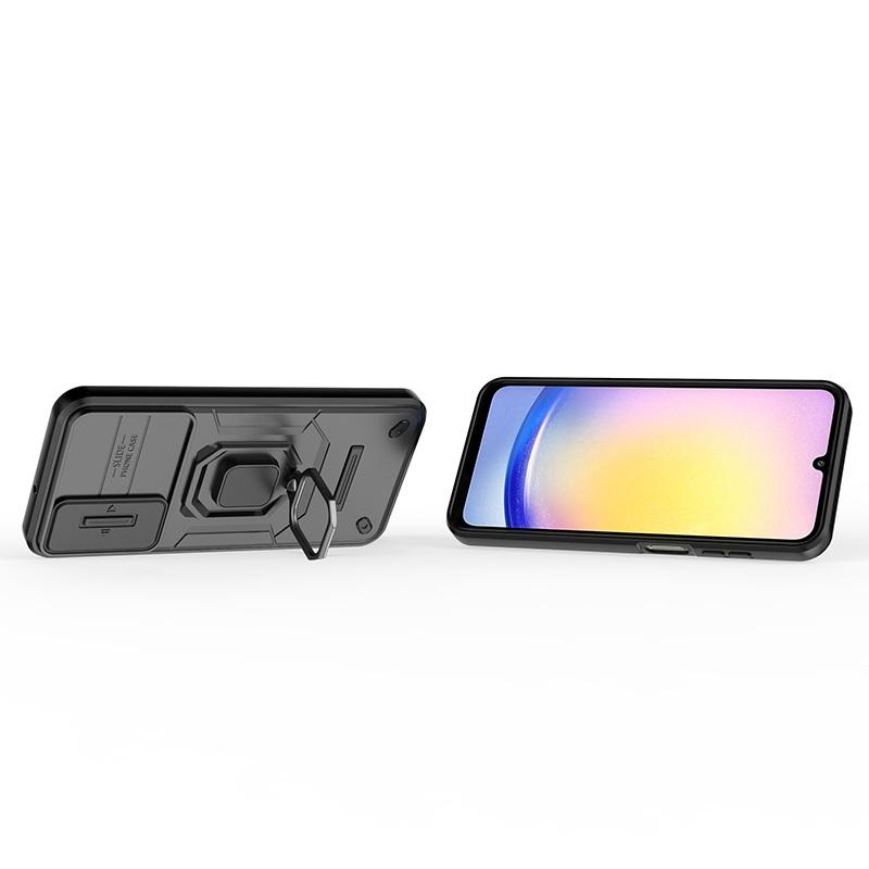 Military Armor Holder Protective Case for Samsung Galaxy S24 Plus Ultra M15 F15 A55 A15 A35 A25 M55 Phone Case Ring Stand Hard Back Protection Cover