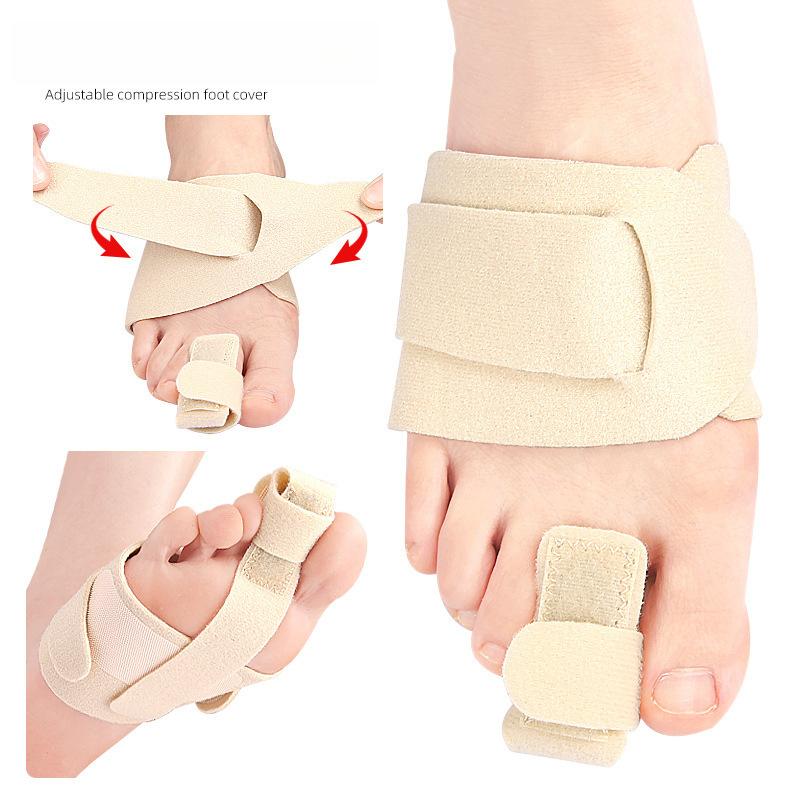 Adjustable Compression Foot Cover Hammer Toe Foot Cover Toe Support Splint Overlapping Toe Strap Foot Cover