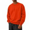 Herren Farbe Lässiger Lockerer Pullover Sweatshirt