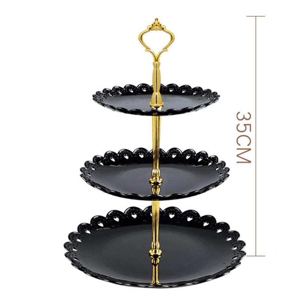 3-Tier Cupcake Stand Cake Dessert Wedding Event Party Display Tower Plate New