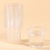 50PCS/SET Mini Transparent Cups 30ML Drinking Cups Disposable Plastic Cups  Drinking Events