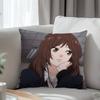 Blue Spring Ride Personalized Pillow Dust Cover Bedroom Kids Party Decoration Pillowcase Birthday Children Gift