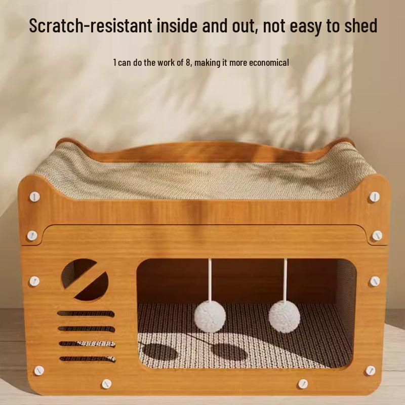 Durable Cat Scratching Board and Multifunctional Bed - Extra Large, Year-Round Use Cat Villa Sofa