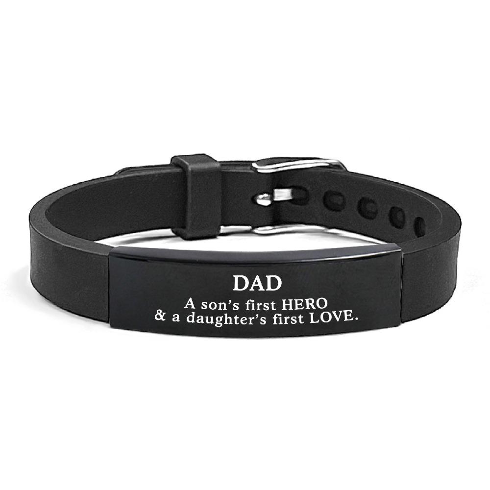 Stainless Steel Family Bracelets Father's Day Gifts Bracelet for Father Father Gifts