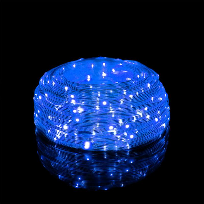 Weihnachtsdekorationen für Zuhause LED Lichterkette 20/50/100M EU/US Stecker Neujahr 2025 Straßengirlande am Haus