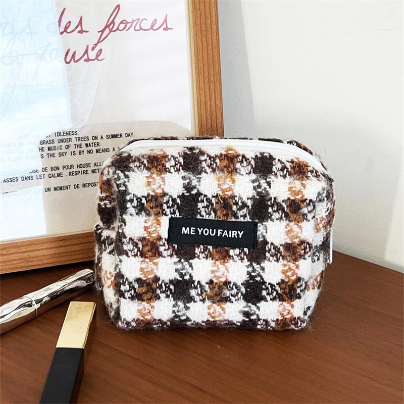 

Women Portable Clutch Bag Makeup Pouch Headphone Charging Cable Perfume Lipstick Organizer Smalli Nner Bag Travel Organizer
