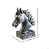 Resin Horse Head Sculpture Opening Gift Vintage Style Figurine Intricate Details House