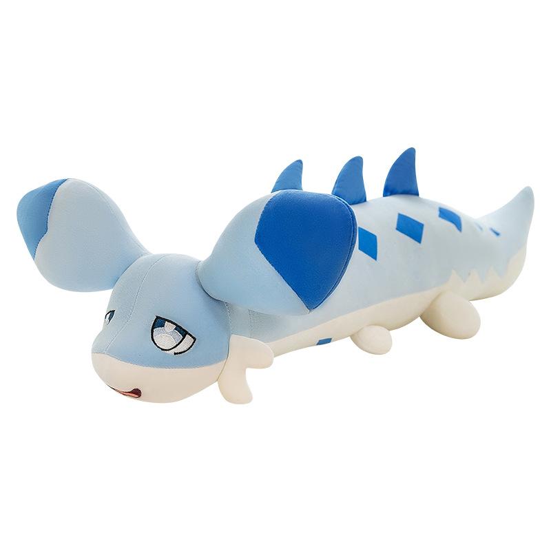 

Cute and cool fantasy beast, spinner weasel, plush toy throw pillow, birthday gift for men and women, long doll 100cm~0.7kg королевский синий