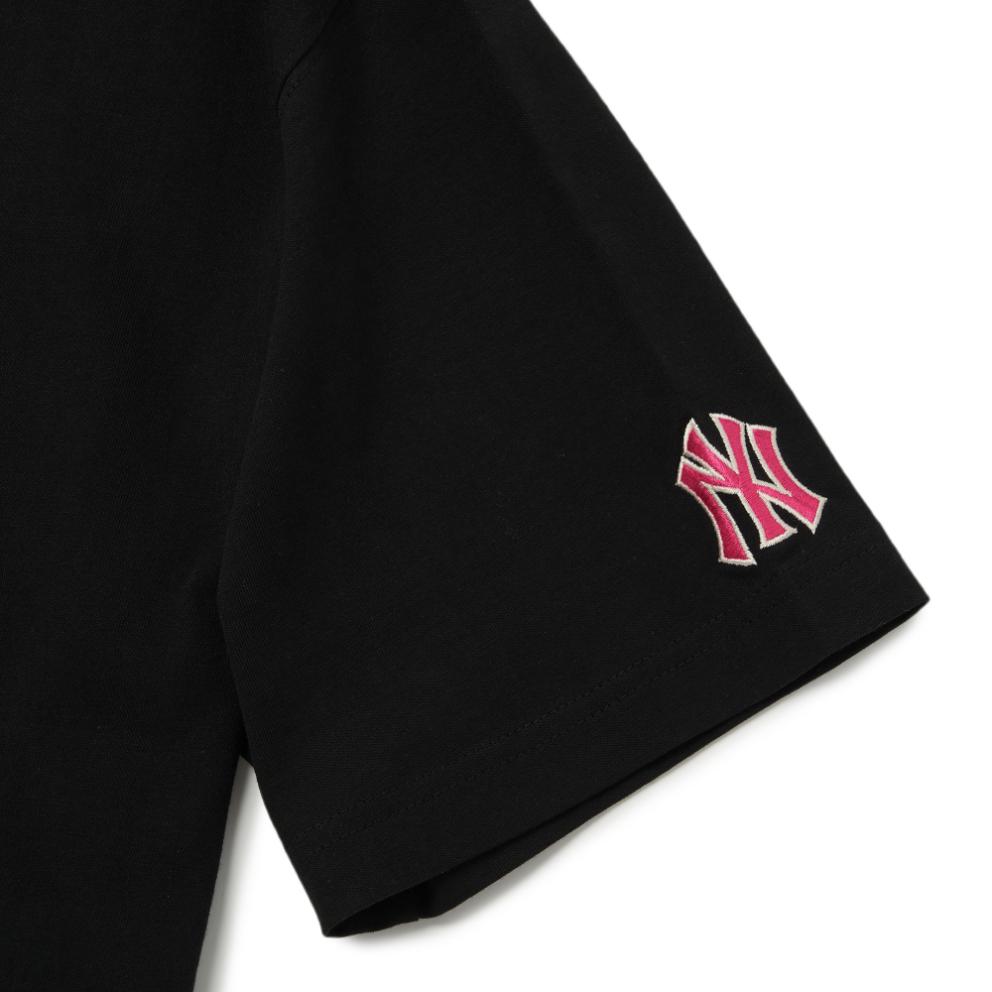 New MLB Mega Bear Overfit T Shirts Unisex Black 3ATSE0124-50BKS