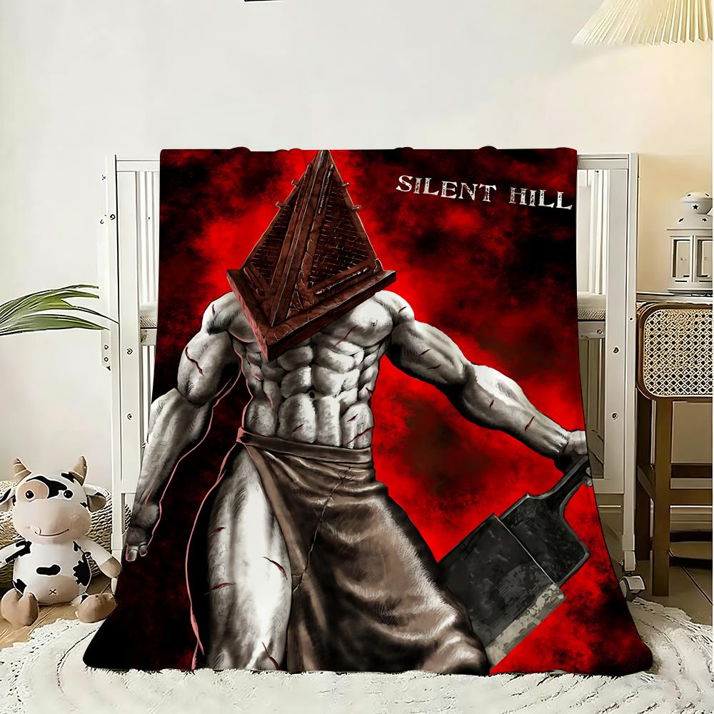 Hot Classic Silent Hill 3 Game Throw 240g Flannel Blanket Lightweight Soft Skin-friendly Summer Thin Throw Blanket