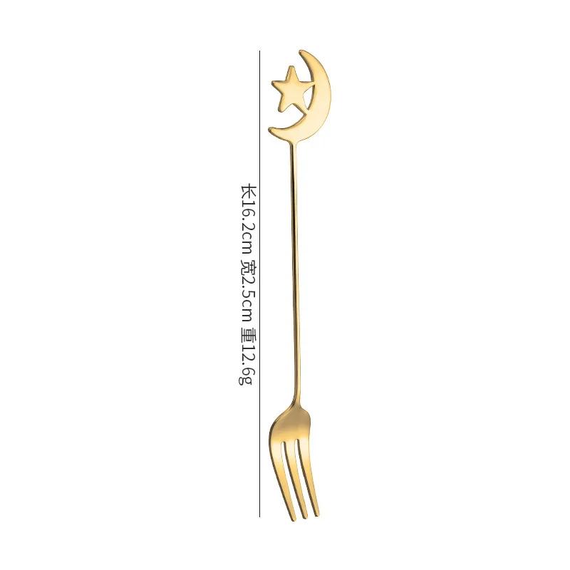 

Eid Mubarak Star Moon Pendant Stainless Steel Spoons Coffee Spoon Kitchen Gold Accessories Tableware Decoration Tea Accessories