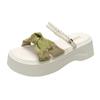 Beautiful Slippers Women's Summer Must-have Skirt Pearl New Sandals Heightening Casual Sandals