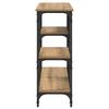 Artisan Oak Console Table 31.5 x 11.4 x 29.5 in Particleboard