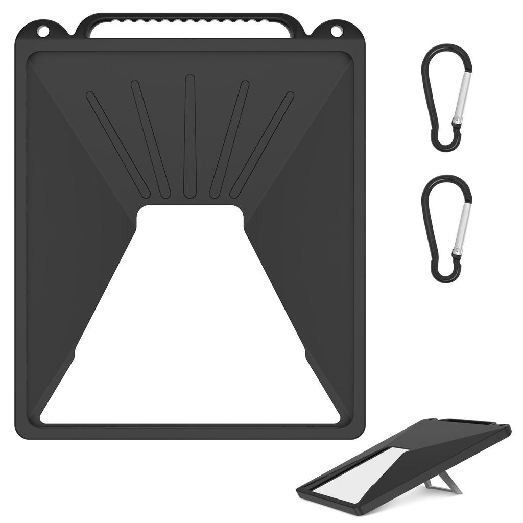 Silicone Satellite Antenna Protective Cover Mini Satellite Dish Protective Cover Case with Handle and Hook for Outdoor Camping