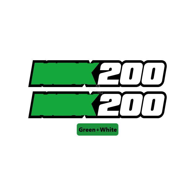POSFIRA Motorcycle Swingarm Sticker Vinyl Decals for Kawasaki KDX 200 KDX200 2005-2006 Motorbike Swing Arm Accessories