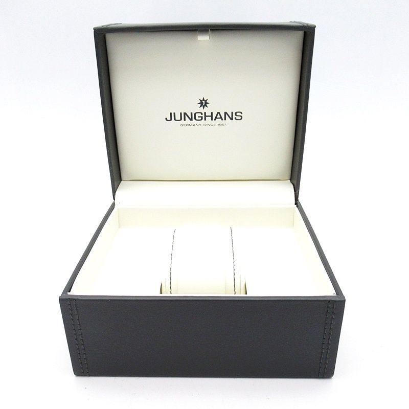 Used Junghans Form Ladies Watch 047/4055.00 Box SS/Leather Ladies Watch White Good Condition [Unused]