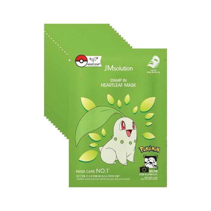 JM SOLUTION POKEMON STAMP IN HEARTLEAF MASK