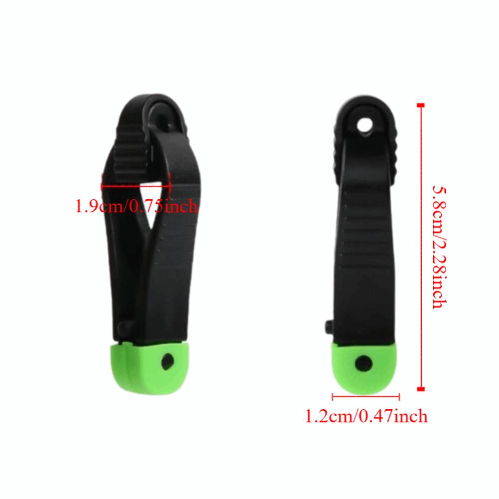 4PCS 58×19×12mm Fishing Line Release Clip ABS Fishing Line Snap Clamp Offshore Fishing