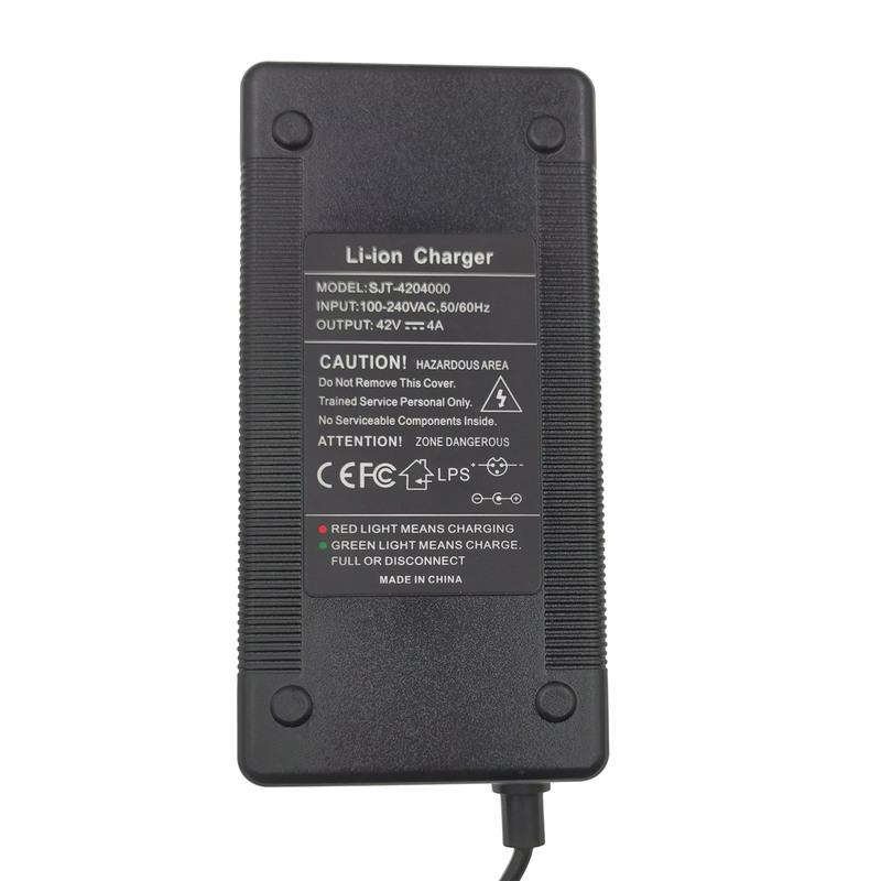 36V Charger 42V 4A Electric Bike Lithium Battery Charger for 36V Lithium Battery Pack with XT60 Socket/connector