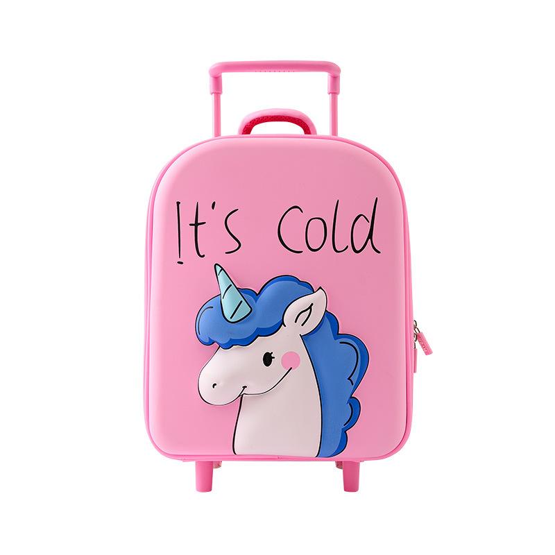 Baby Trolley Case Cartoon Animation Cute Kindergarten Children'S Bag Foreign Style Boys And Girls Suitcase