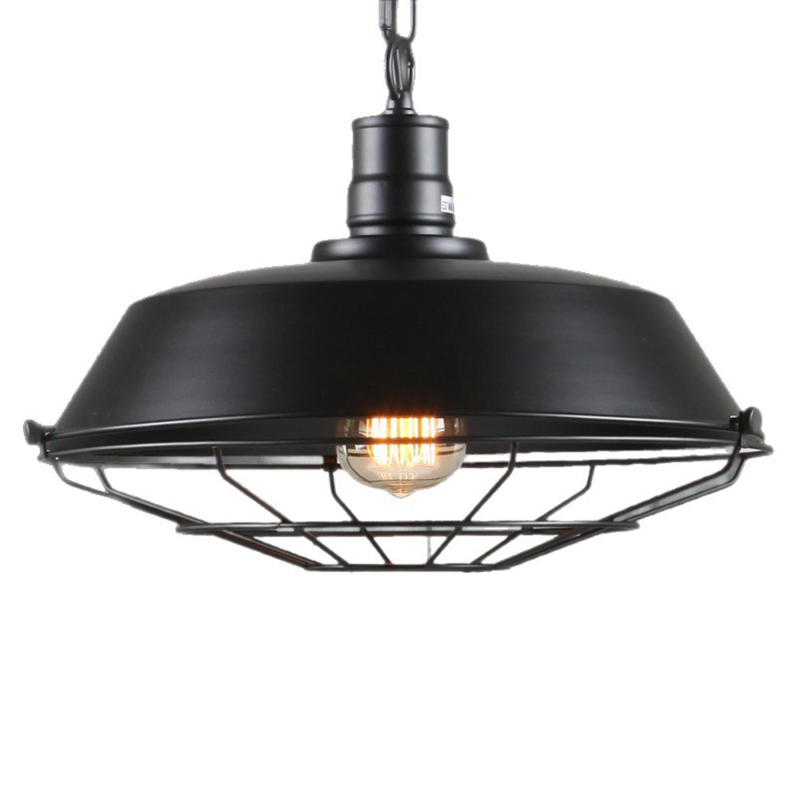 

Vintage Bronze Black Metal Pendant Light American Country Industrial Hanging Lamp E27 Chandelier Iron Dome Light for Kitchen Bar чёрный