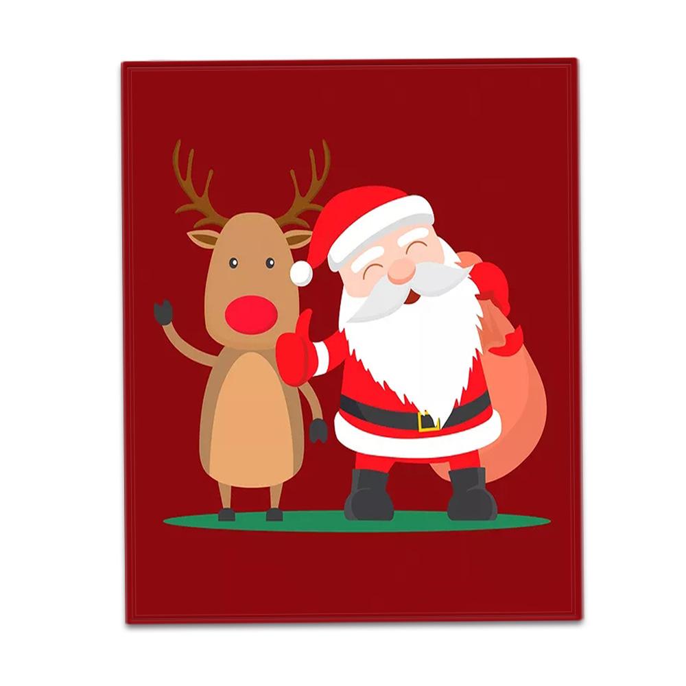 3D motyw świąteczny flanelowy kocyk miękki, lekki, ciepły do ​​salonu sypialnia kanapa z funkcją spania kanapa dzieci dorośli prezenty