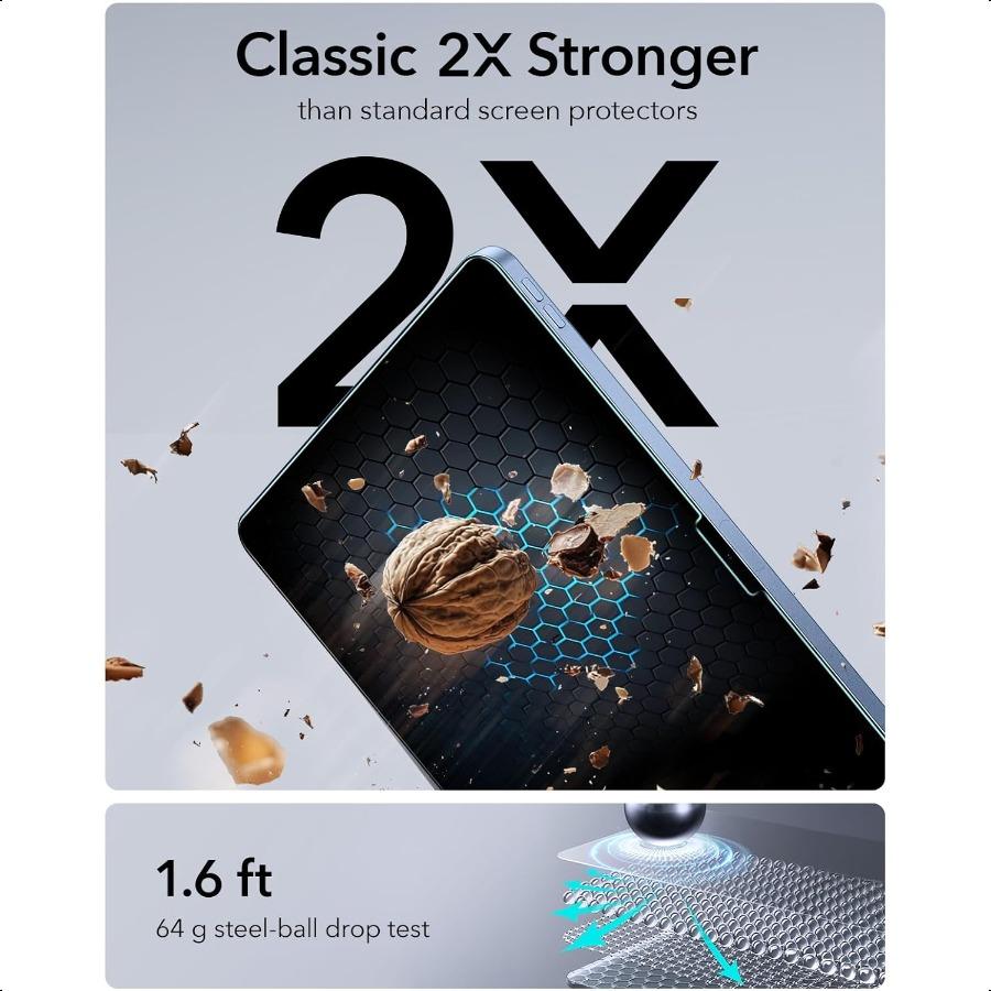 2 Pack Screen Protector for iPad 11th 10th Generation A16 11 10.9 Inch 2025 2025 9H Tempered Glass Film with UltraFit Tray Appl