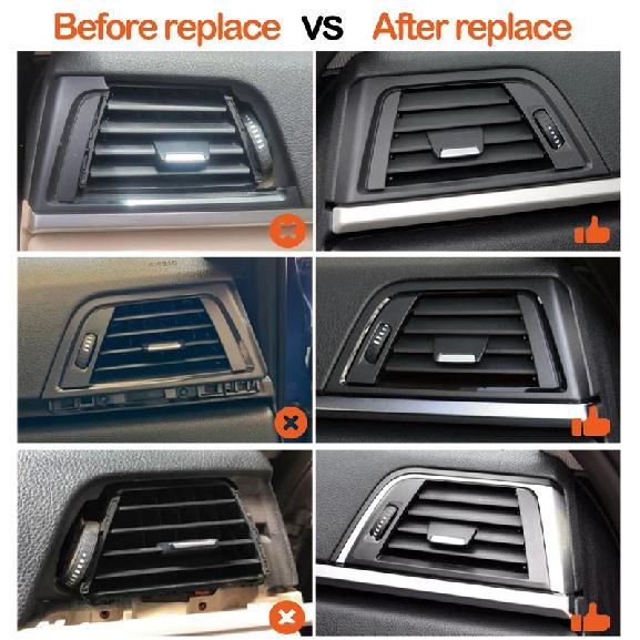 LHD Air Conditioner Front Left Right AC Vent Outlet Grille Panel Cover Repair Kit For BMW 3 4 Series F30 F34 F32 F33 F36 F80 F82