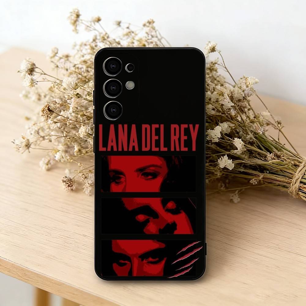 L-Lana Del R-Rey Phone Case Black Silicone Soft For Samsung S25,S24,S21,S22,S23,S30,Ultra,S20,Plus,Fe,Lite