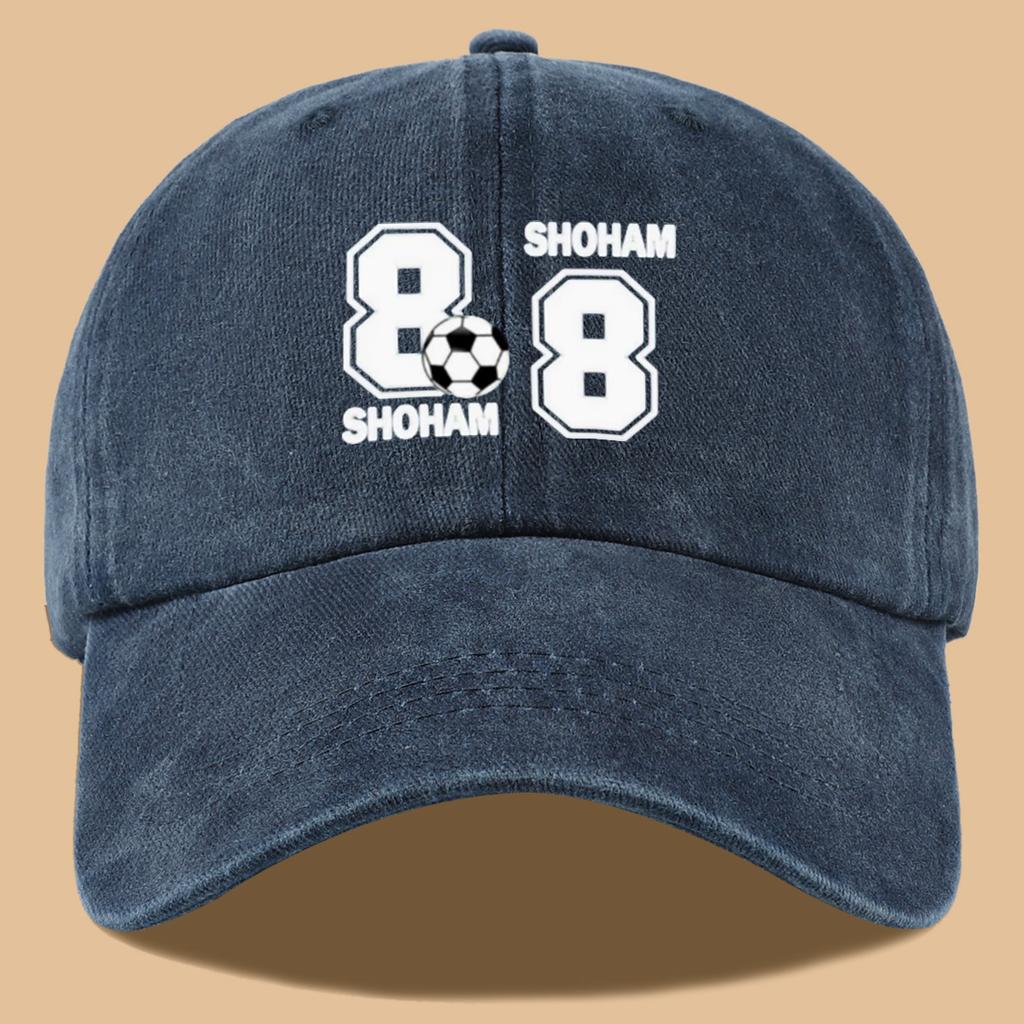 Printed Baseball Cap Trendy Personalized Fashion Cap SHOHAM Letter Decoration Unisex Adjustable Cap