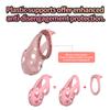 Chastity Cage with 4 Adjustable Rings Lightweight Silicone Male Chastity Device Invisible Penis Lock Bondage Sex Toys for Men 18+