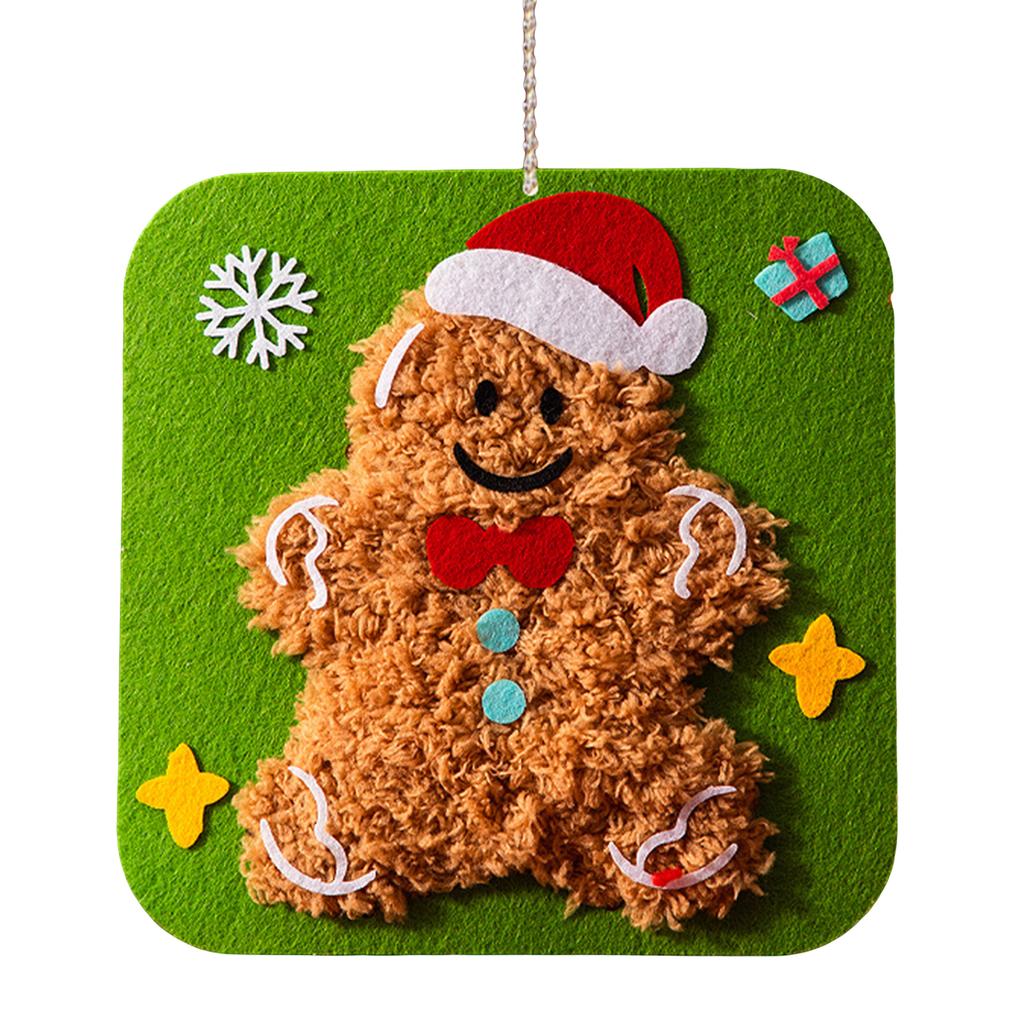 DIY Christmas Embroidery Kit Multi-Purpose Lovely Animal Embroidery  Set Xmas Felt Sewing Craft for Adults Beginners