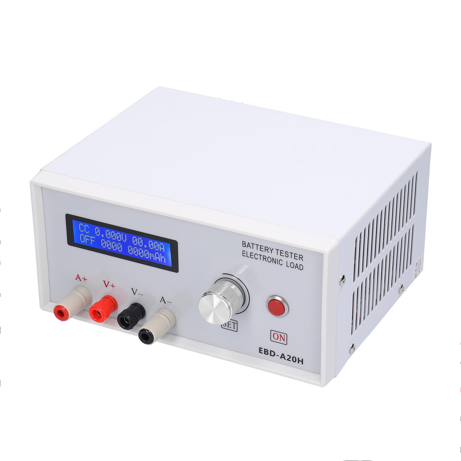 EBD-A20H Battery Tester 30V 20A 200W Multifunction Direct Current Electronic Load 20A Discharger Support PC Online Software Control